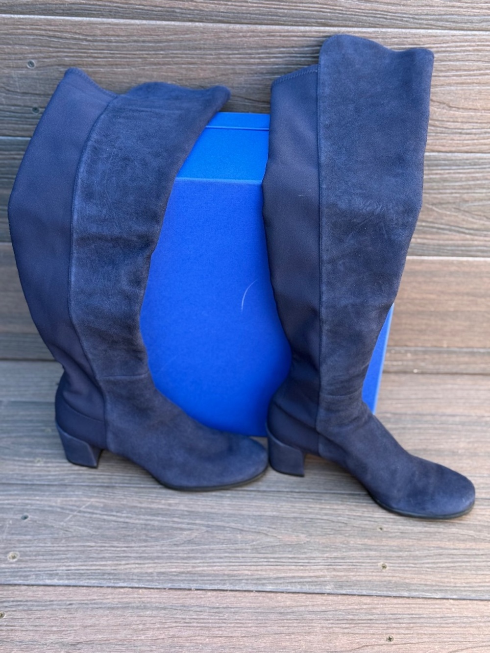 Stuart Weitzman  5050 block heel OTK boot size 7.5M